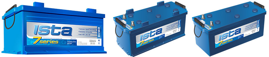 Стартерные аккумуляторные батареи для коммерческой техники. ISTA 7 Series
